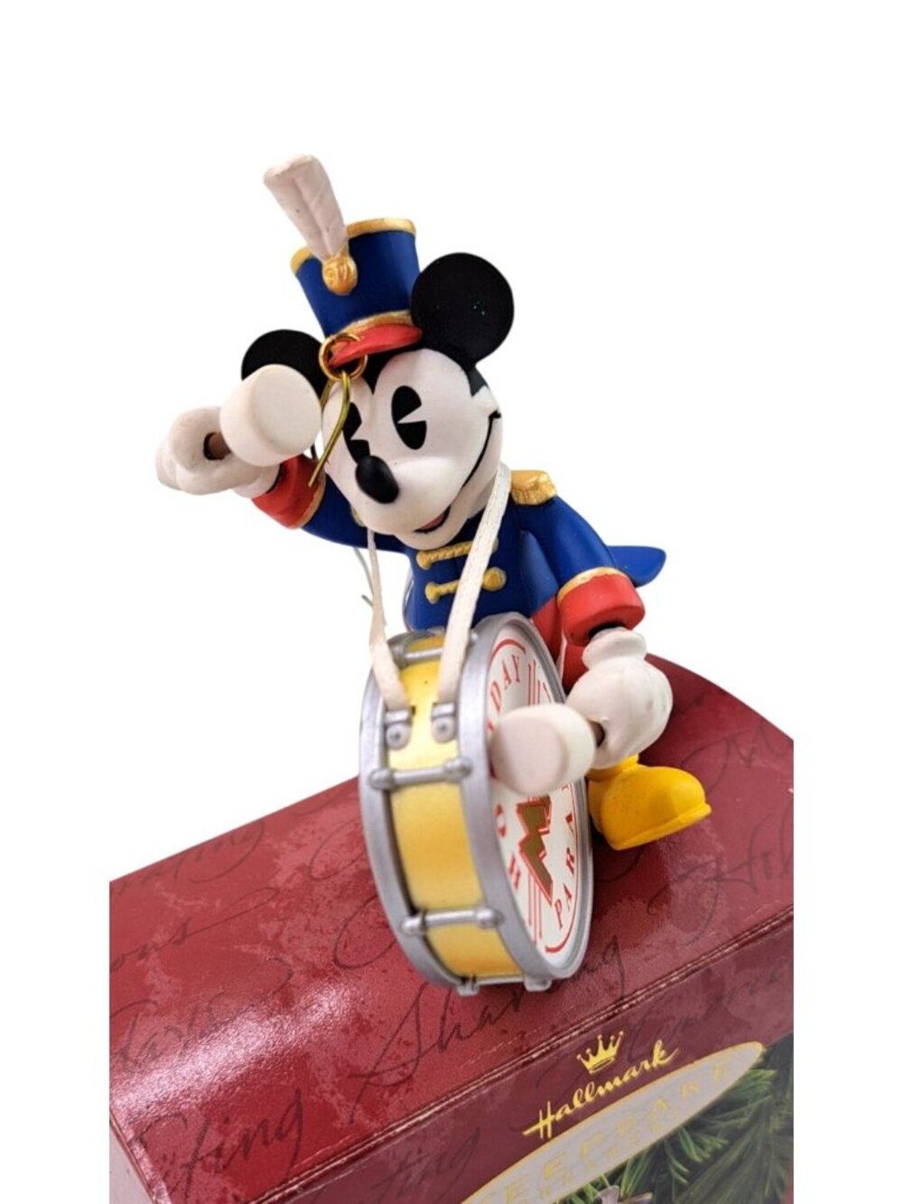 Vintage Hallmark Keepsake Ornament 1997 Bandleader Mickey Mouse Holiday Disney - Picture 5 of 11
